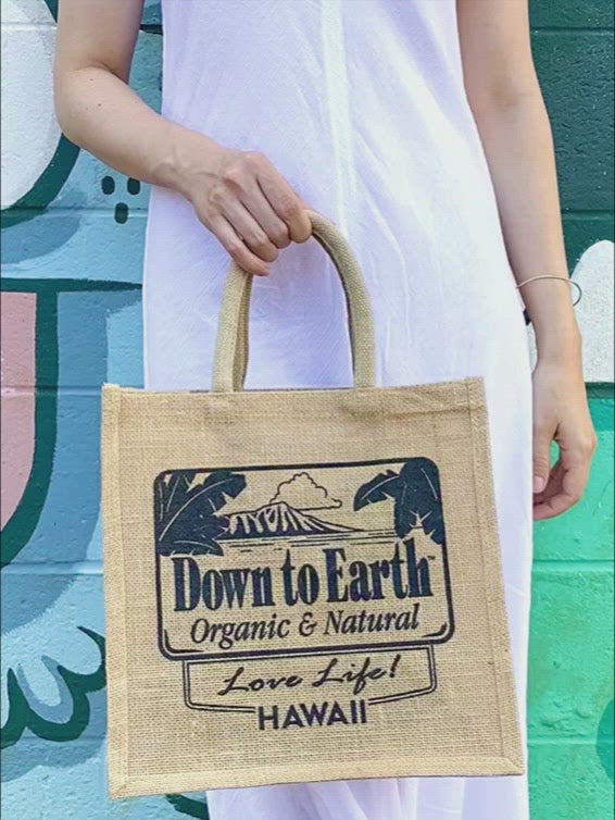 Down to Earth Beige エコバッグ – hi bags