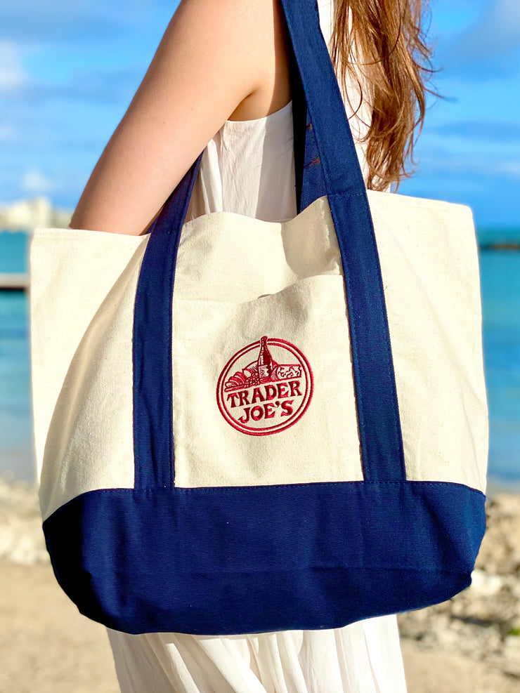 Trader joe's canvas discount tote