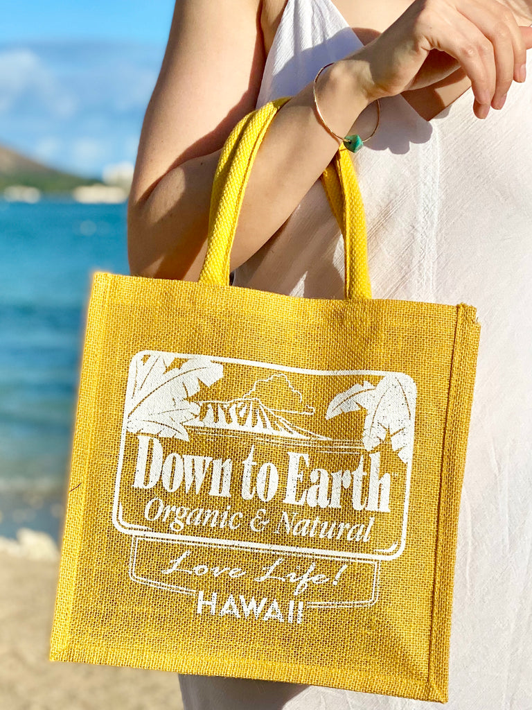 Down to Earth Yellow エコバッグ – hi bags