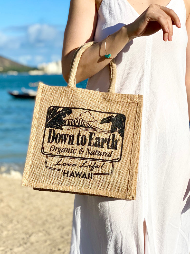 Down to Earth Beige エコバッグ – hi bags